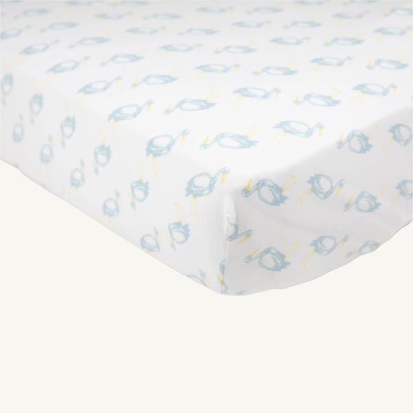 Sleep Tight Crib Sheet - Sir Proper Stork