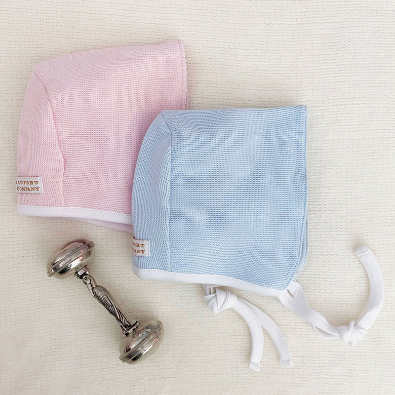 Bundle Me Bonnet - Buckhead Blue with Worth Avenue White