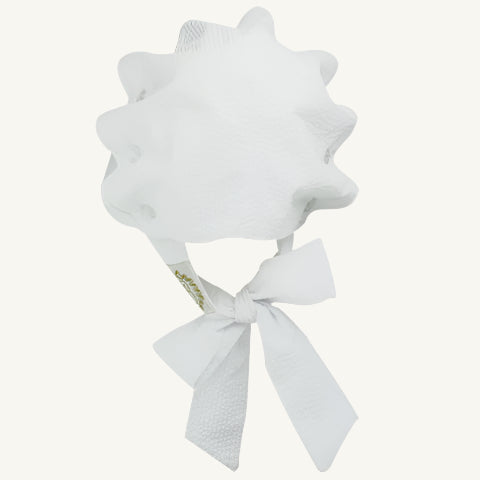 Beaufort Bonnet - Worth Avenue White Seersucker