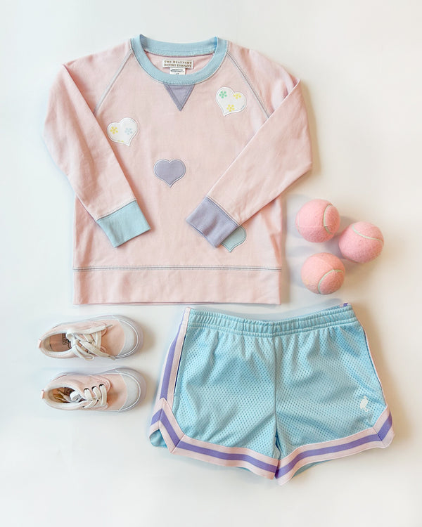 Prepletic™ Sheridan Shorts - Buckhead Blue with Palm Beach Pink & Lauderdale Lavender