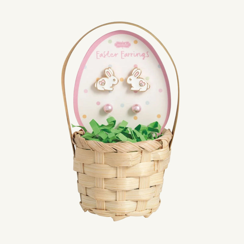 Cream Easter Earring Set - Mudpie