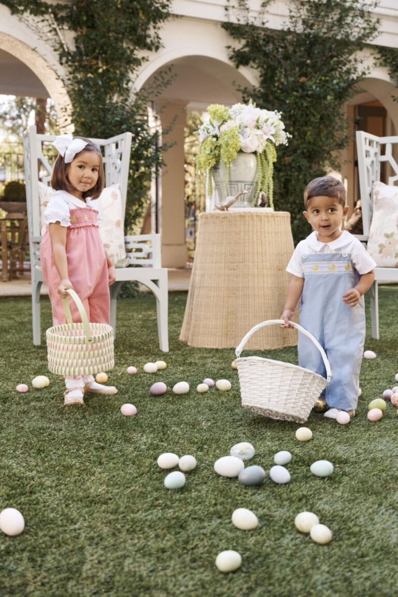 Teddy's Longall - Beale Street Blue with Duck Smocking