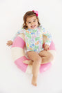 Sarasota Surf Suit - Gaston Street Garden with Worth Avenue White (UPF 35+)