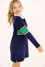 Rollin's Rugby Dress - Nantucket Navy with Hamptons Hot Pink & Kiawah Kelly Green