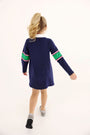Rollin's Rugby Dress - Nantucket Navy with Hamptons Hot Pink & Kiawah Kelly Green