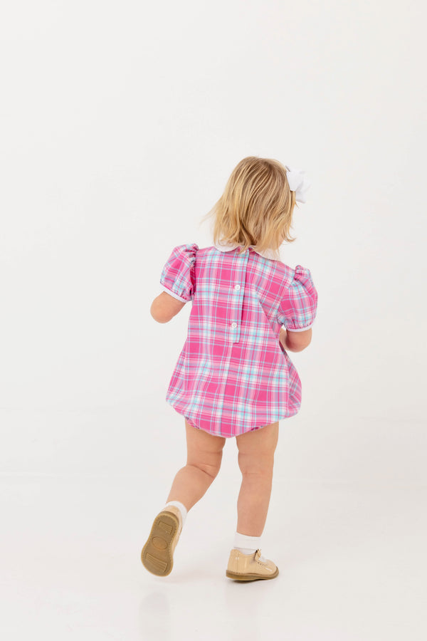 Banks Bow Bubble - Brenton Point Plaid with Worth Avenue White