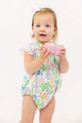 Angel Sleeve Blythe Bubble - Gaston Street Garden & Hamptons Hot Pink with Worth Avenue White Eyelet