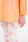 Maude's A Line Top - Seashore Sherbet with Palm Beach Pink