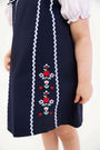 Donna Dress - Nantucket Navy with Beale Street Blue & Flowers