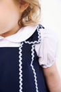 Donna Dress - Nantucket Navy with Beale Street Blue & Flowers