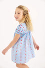 Holly Day Dress - First Day Flowers with Worth Avenue White