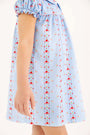 Holly Day Dress - First Day Flowers with Worth Avenue White