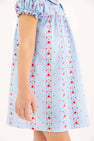 Holly Day Dress - First Day Flowers with Worth Avenue White