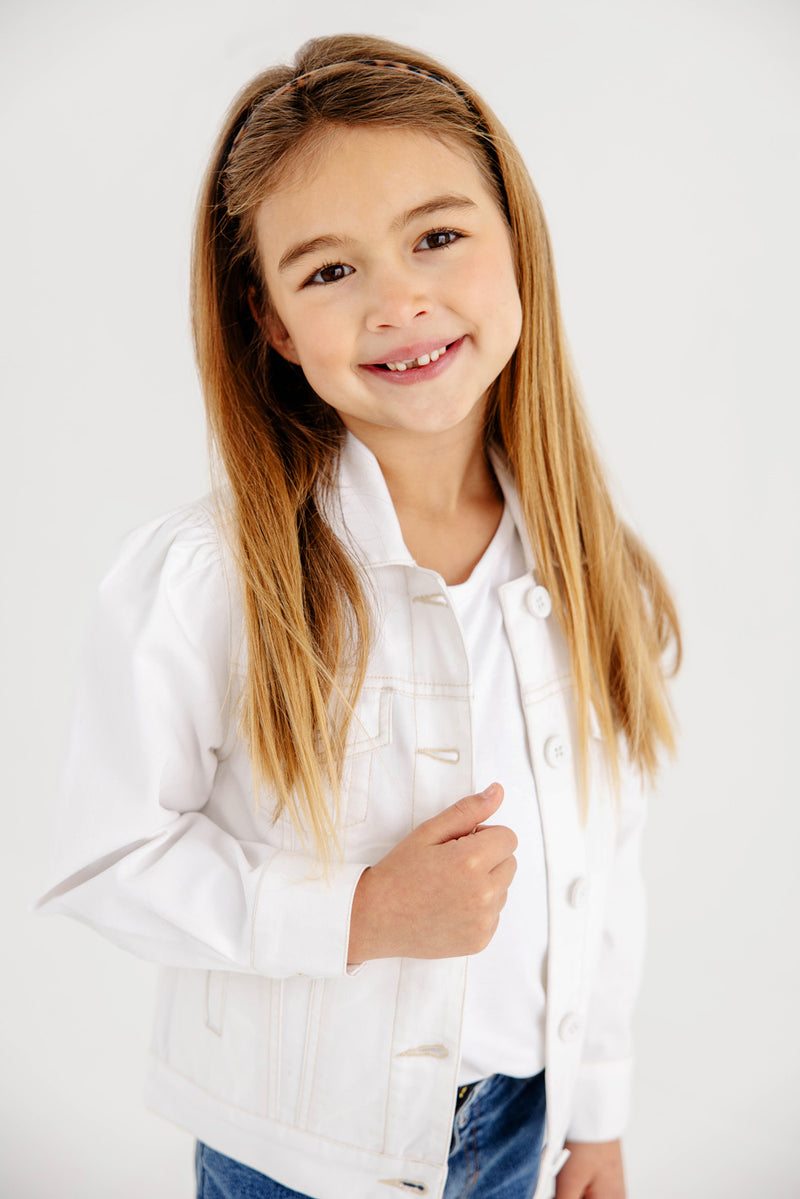 Darley's Denim Jacket - Worth Avenue White