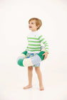 Walker's Wave Spotter Swim Shirt - Grafton Green Stripe (UPF 35+)