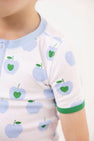 Sutton's Short Sleeve Set - Applecrest Orchard (Beale Street Blue) with Kiawah Kelly Green