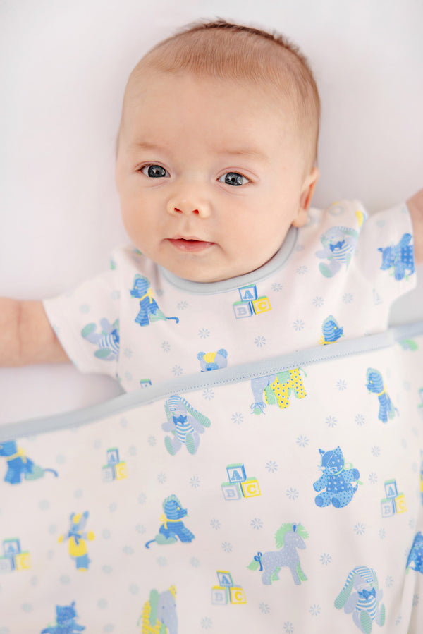Walt Onesie - Cuddle Up Cutie (Buckhead Blue) with Buckhead Blue