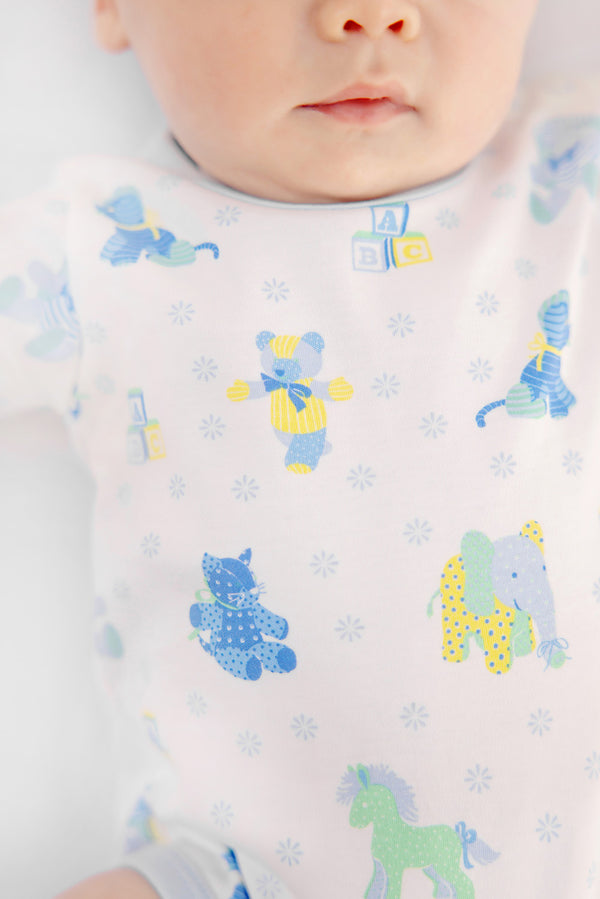 Walt Onesie - Cuddle Up Cutie (Buckhead Blue) with Buckhead Blue