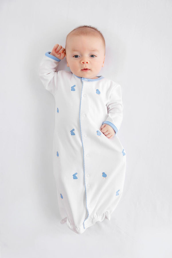 Twinkle Twinkle 2-In-1 - Worth Avenue White with Beale Street Blue Bunnies & Chicks