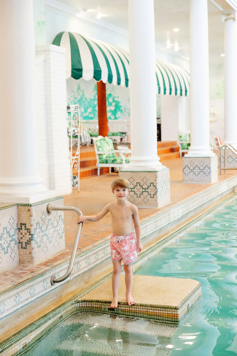 Tanner Trunks - Big Fish (Red) with Beale Street Blue