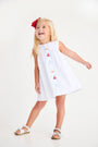 Sleeveless Tabitha's Teachers Pet Dress - Worth Avenue White with Sailboats
