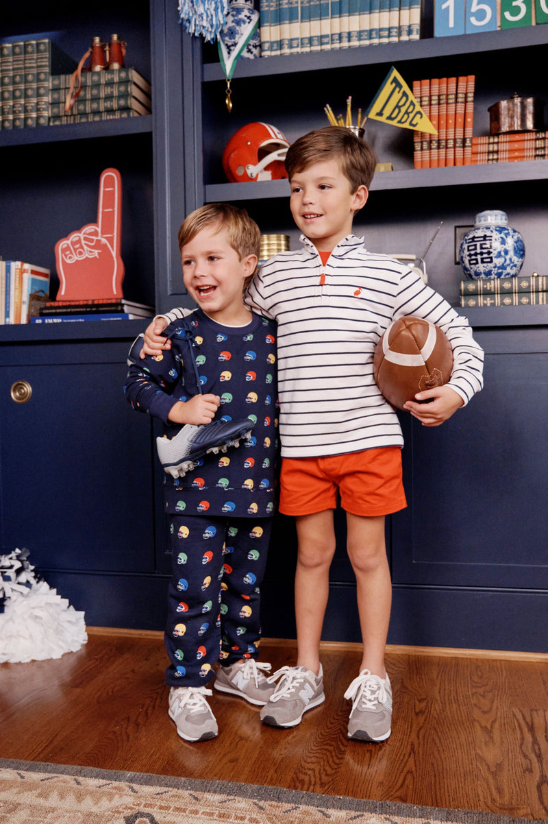Cassidy Comfy Crewneck - Hut! with Nantucket Navy