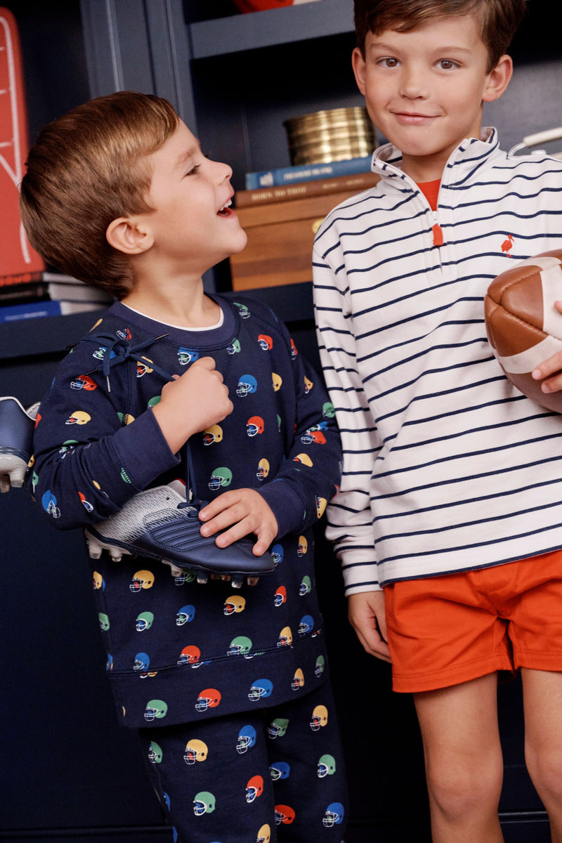 Cassidy Comfy Crewneck - Hut! with Nantucket Navy