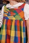 Demi Dress - Ashland Park Plaid with Pennant Applique
