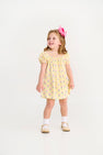 Sandy Smocked Dress - Fairway Floral with Winter Park Pink