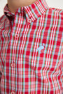 Dean's List Dress Shirt - Woodspoint Plaid with Barrington Blue Stork