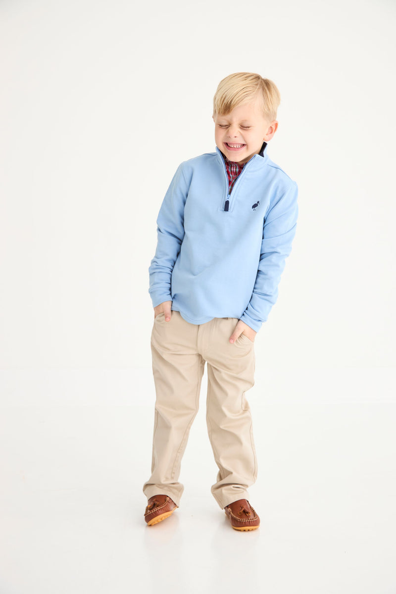 Hayword Half Zip - Barrington Blue