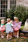 Happy Halloween Blue Pumpkin Costume (Toddler) - Beale Street Blue with Barbados Blue & Kiawah Kelly Green