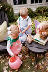 Sir Proper's Pumpkin Pail - Hamptons Hot Pink with Seashore Sherbet Gingham