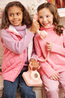 Vaughn Vest - Winter Park Pink with Have a Little Heart
