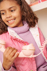 Vaughn Vest - Winter Park Pink with Have a Little Heart