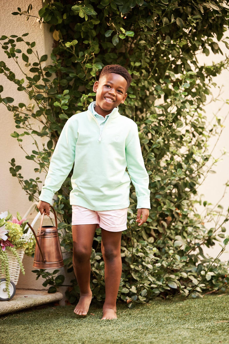 Hayword Half-Zip - Grace Bay Green with Buckhead Blue Stork