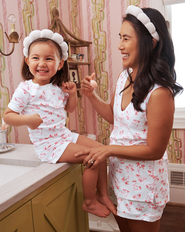 Beauty Sleep Snooze Set - Fontaine Floral & Worth Avenue White