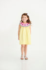 Sleeveless Tabitha's Teacher's Pet Dress - Lake Worth Yellow with Watermelon