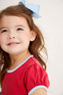 Penny's Play Shirt - Richmond Red with Beale Street Blue