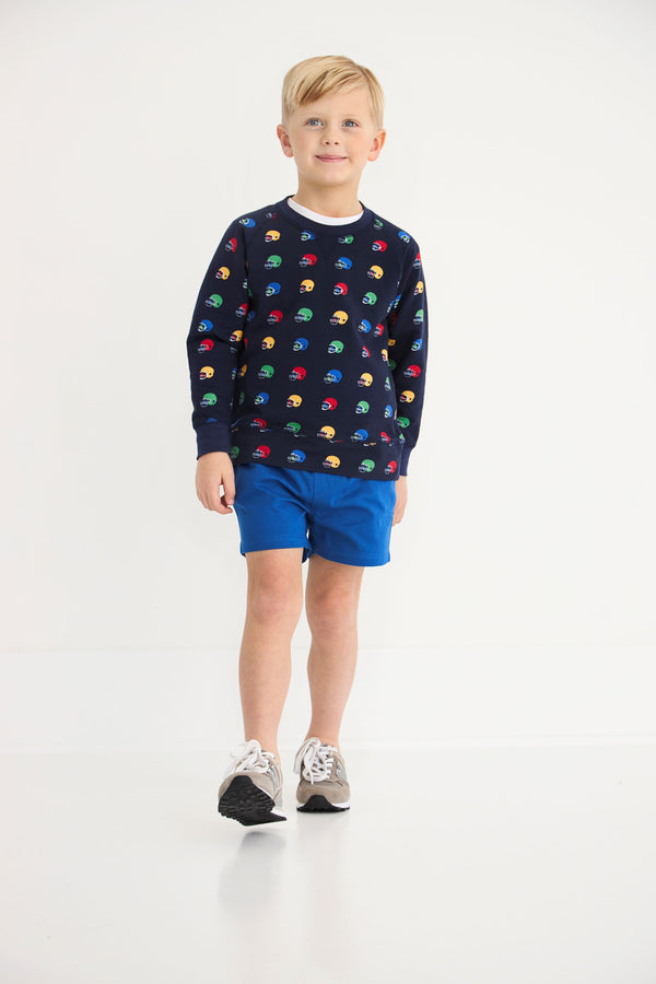 Sheffield Shorts - Rockefeller Royal with Nantucket Navy Stork