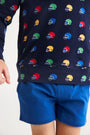 Sheffield Shorts - Rockefeller Royal with Nantucket Navy Stork