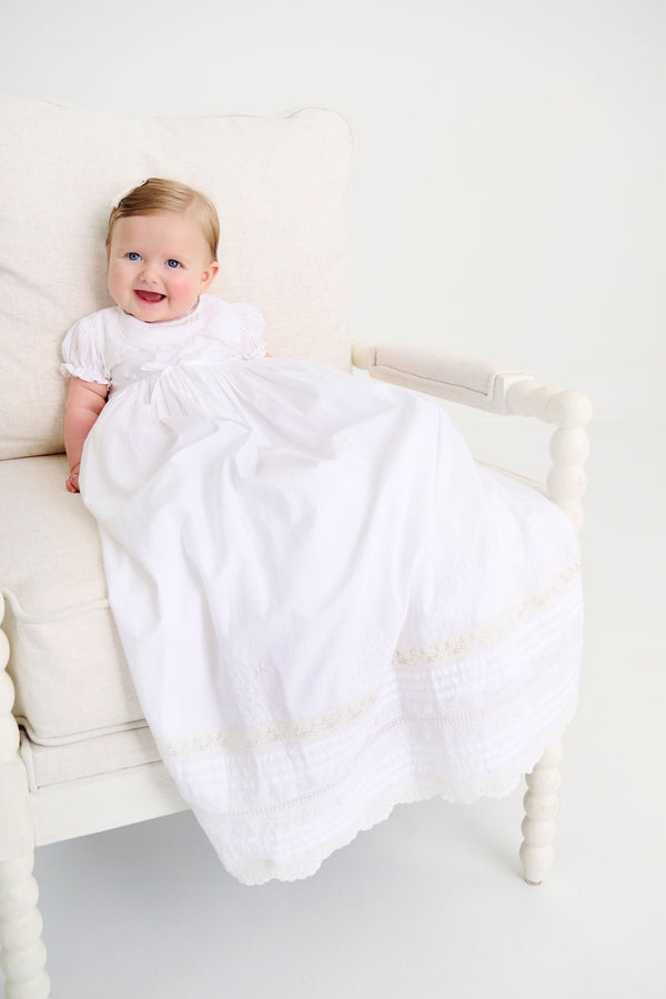 Grandccasion™ Blessed Christening Gown Set - Worth Avenue White