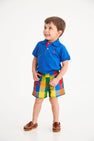 Prim & Proper Polo & Onesie - Rockefeller Royal with Richmond Red Stork