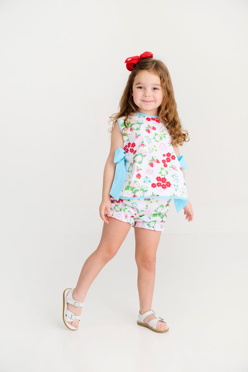 Talbott Tie Side - Berry Sweet with Belhaven Blue