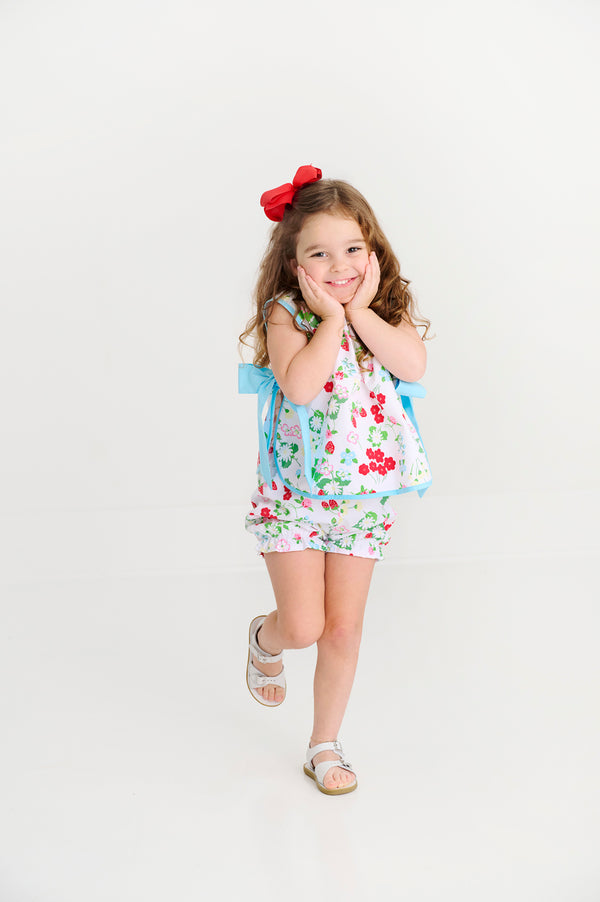 Talbott Tie Side - Berry Sweet with Belhaven Blue