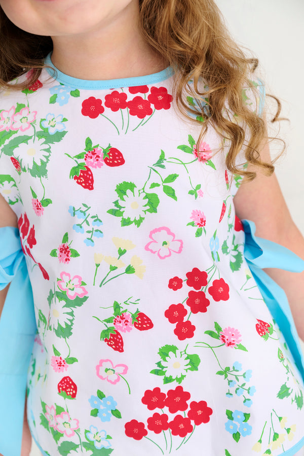 Talbott Tie Side - Berry Sweet with Belhaven Blue