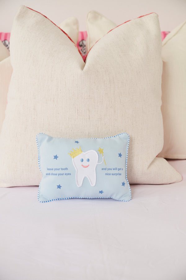 Fairy Exchange Pillow - Buckhead Blue