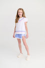 Prepletic™ Samantha Skort - Park City Periwinkle with Worth Avenue White Trim & Stork