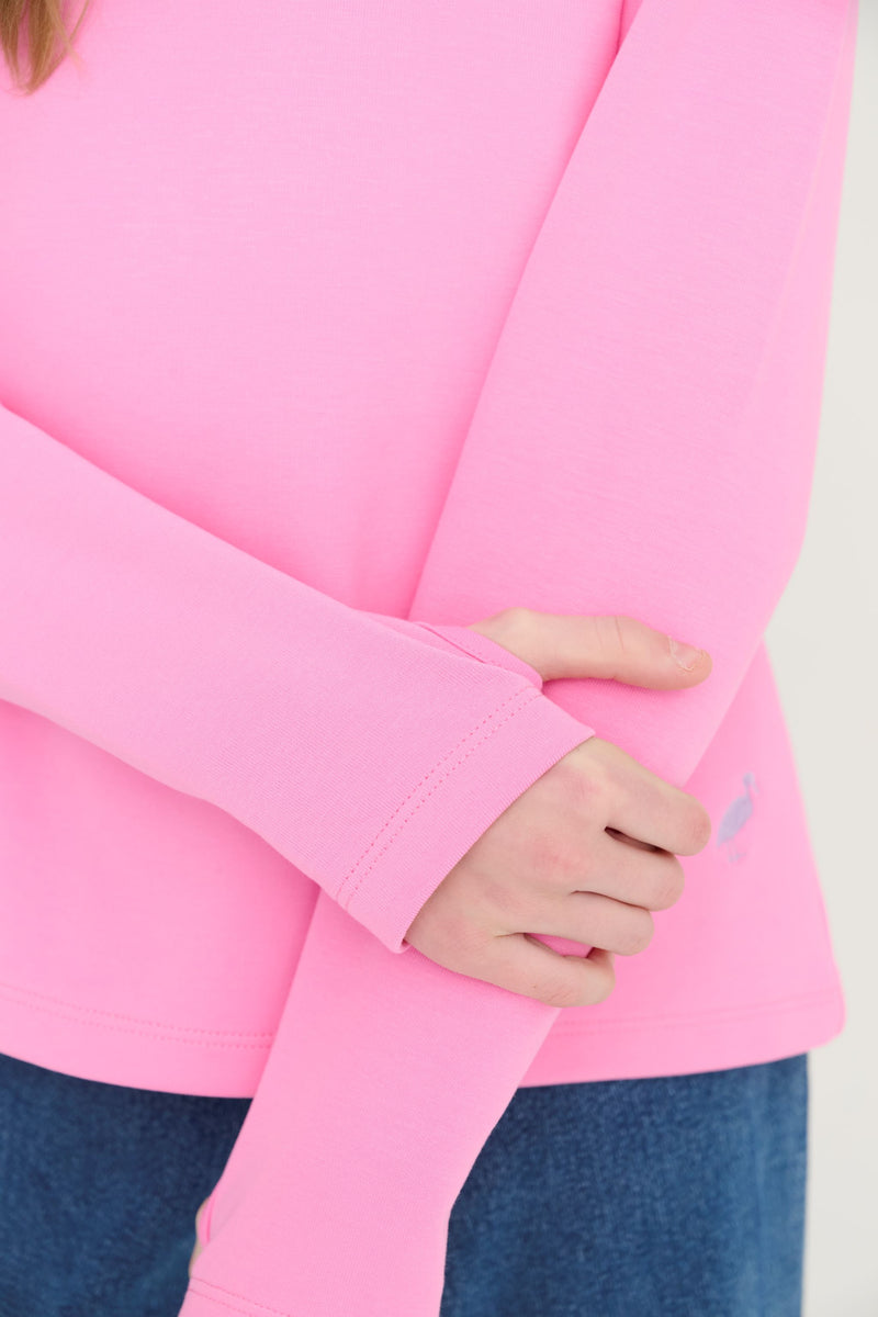 Prepletic™ Finley Funnel Sweatshirt - Winter Park Pink