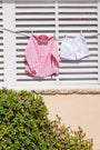 Dean's List Dress Shirt - Parrot Cay Coral Check with Worth Avenue White Stork